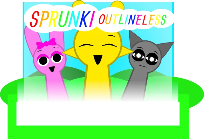 Sprunki Outlineless game image