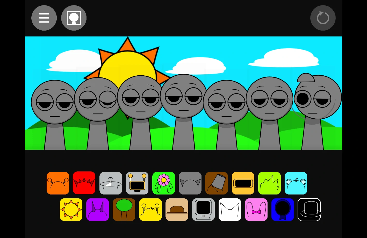 Sprunki but ugly runined game image
