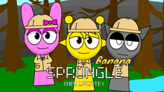 Sprungle Banana with Sprunki game image