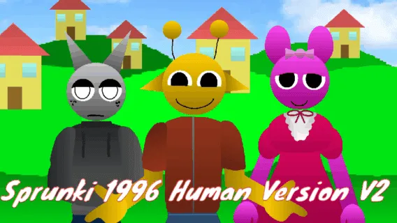 Sprunki 1996 Human Version game image