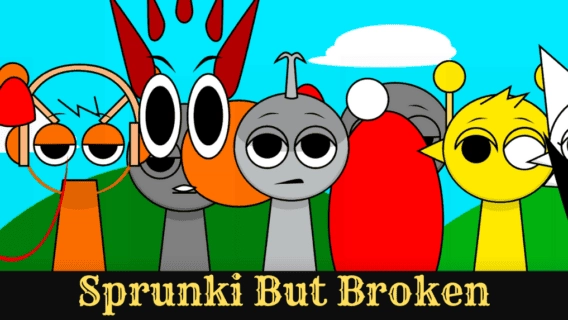 Sprunki But Broken game image