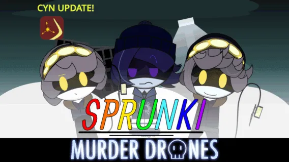 Sprunki but Murder Drones game image