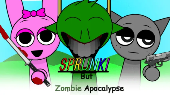 Sprunki But Zombie Apocalypse game image