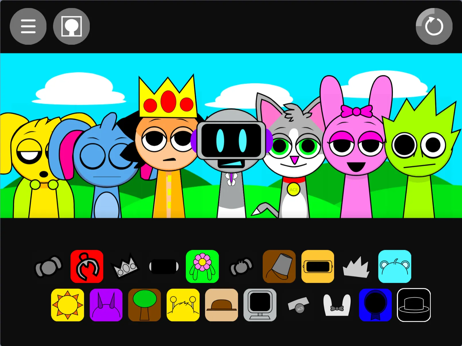 Sprunki Compas game image