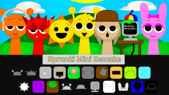 Sprunki Mini Remake game image