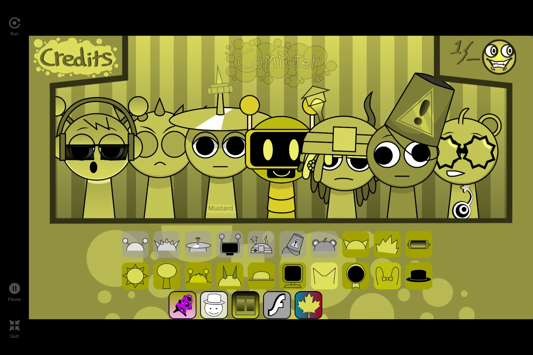 Sprunki Mustard game image