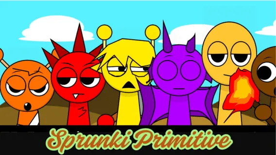 Sprunki Primitive game image