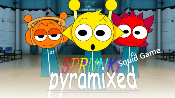 Sprunki Pyramixed Squid Game game image