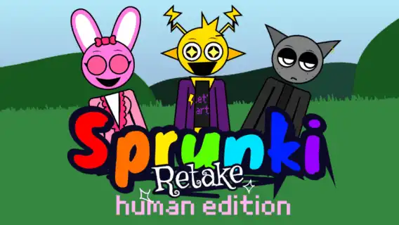 Sprunki Retake Human Edition game image