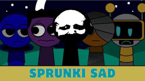 Sprunki Sad Mod game image