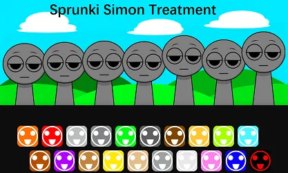 Sprunki Simon Treatment game image
