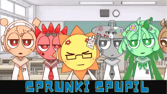 Sprunki Spupil game image