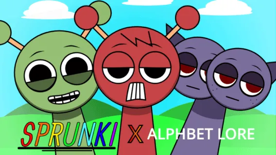 Sprunki x Alphabet Lore game image
